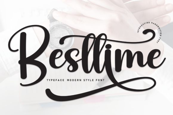 Besttime: The Elegant Script Font for Creative Projects
