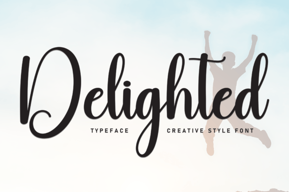 Delighted: A Sweet Handwritten Font for Creatives