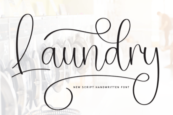 Laundry: A Handwritten Font That Elevates Every Design