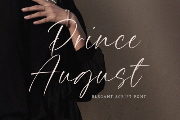 Prince August: A Handwritten Font of Refined Grace