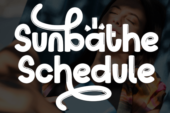 Sunbathe Schedule: Elegant Handwritten Font