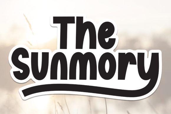 The Sunmory: A Handwritten Font with Elegant Charm